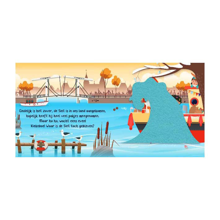 Editores Lantaarn mi libro de peek - libro de cartón de Sinterklaas