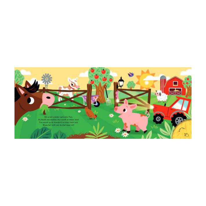 Gli editori delle lanterne dormono bene, piccolo, sul libro per bambini della fattoria