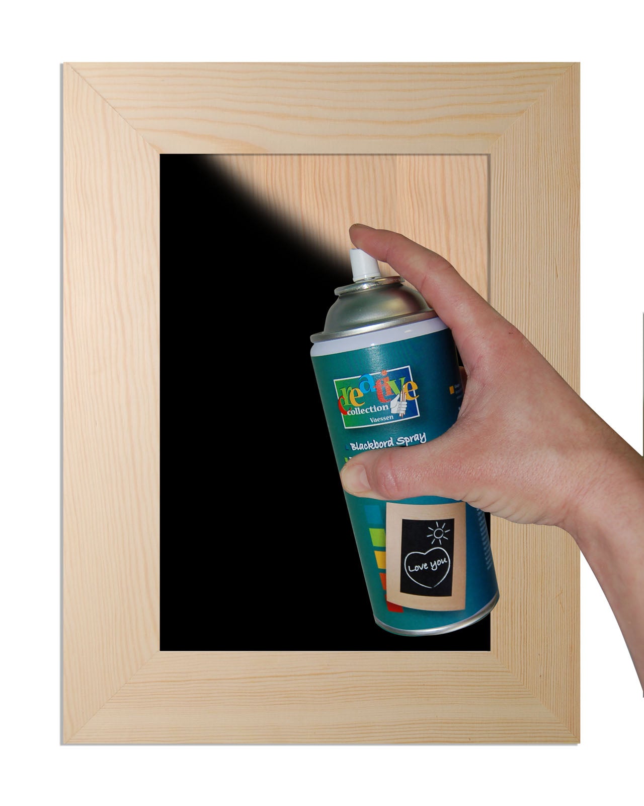 Vaessen creative • spray para pizarra negro 150ml