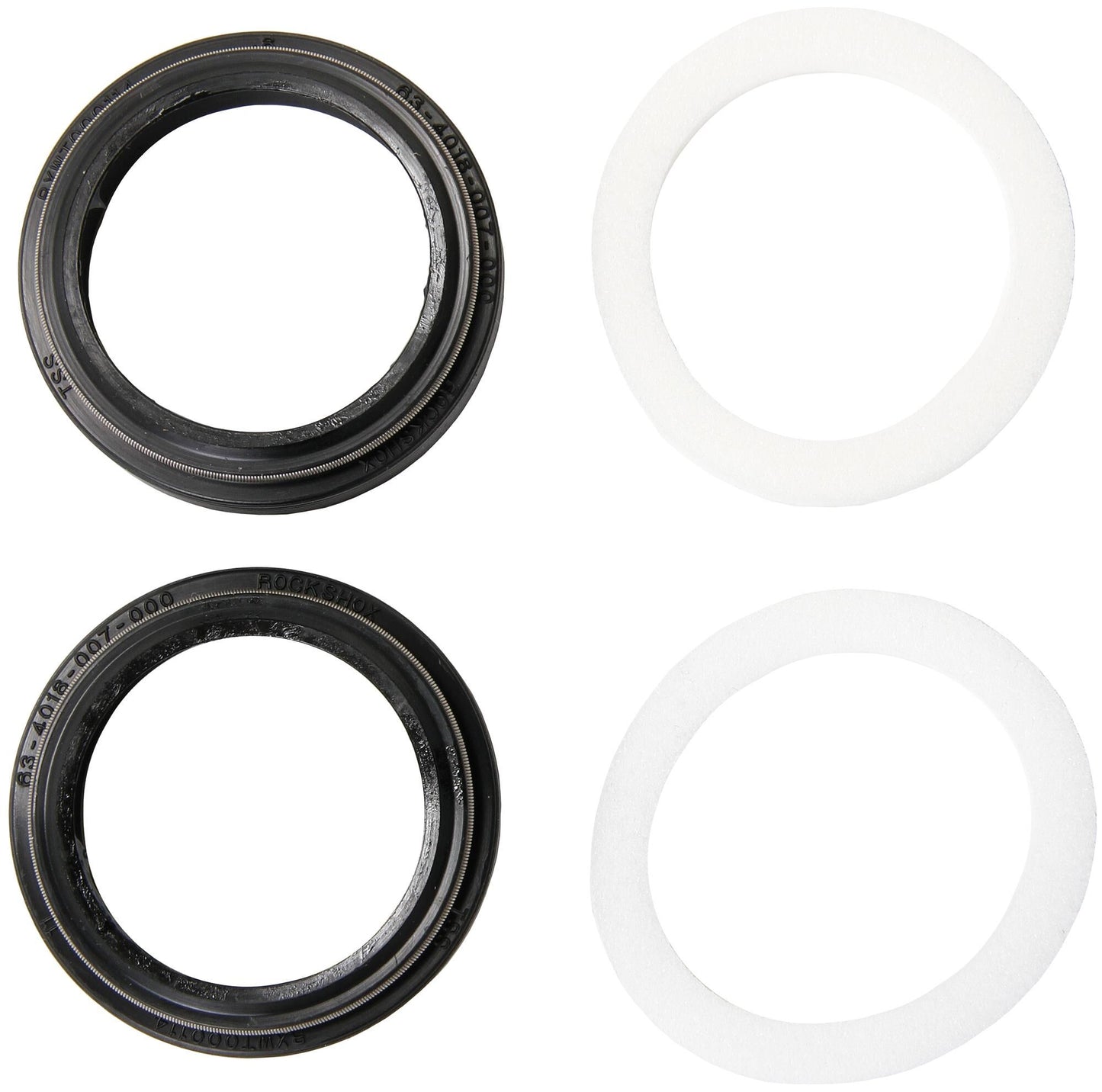 Sigillo di polvere roccioso A.Foam Ring Set bluto nero