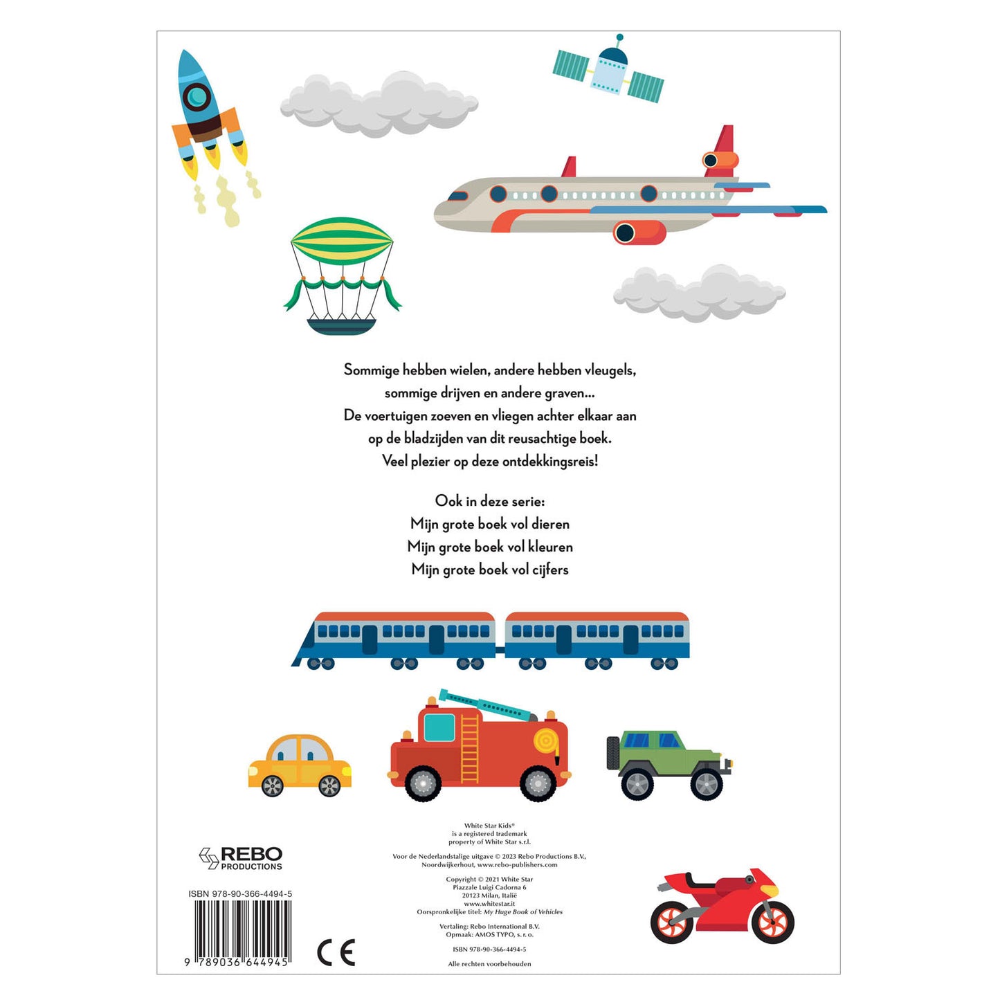 Editorial Rebo mi gran libro lleno de vehículos