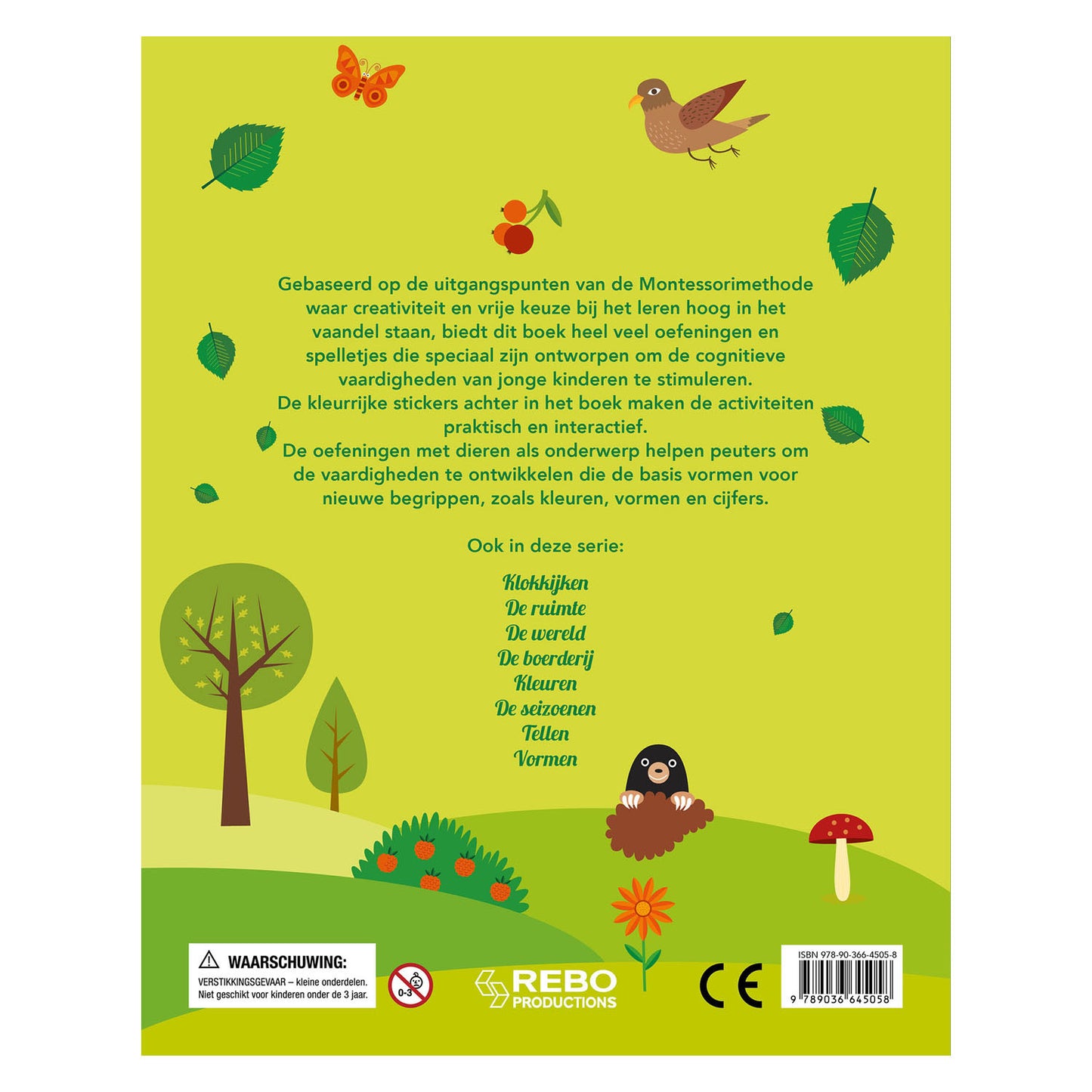 Rebo editori animali nel libro degli esercizi della foresta