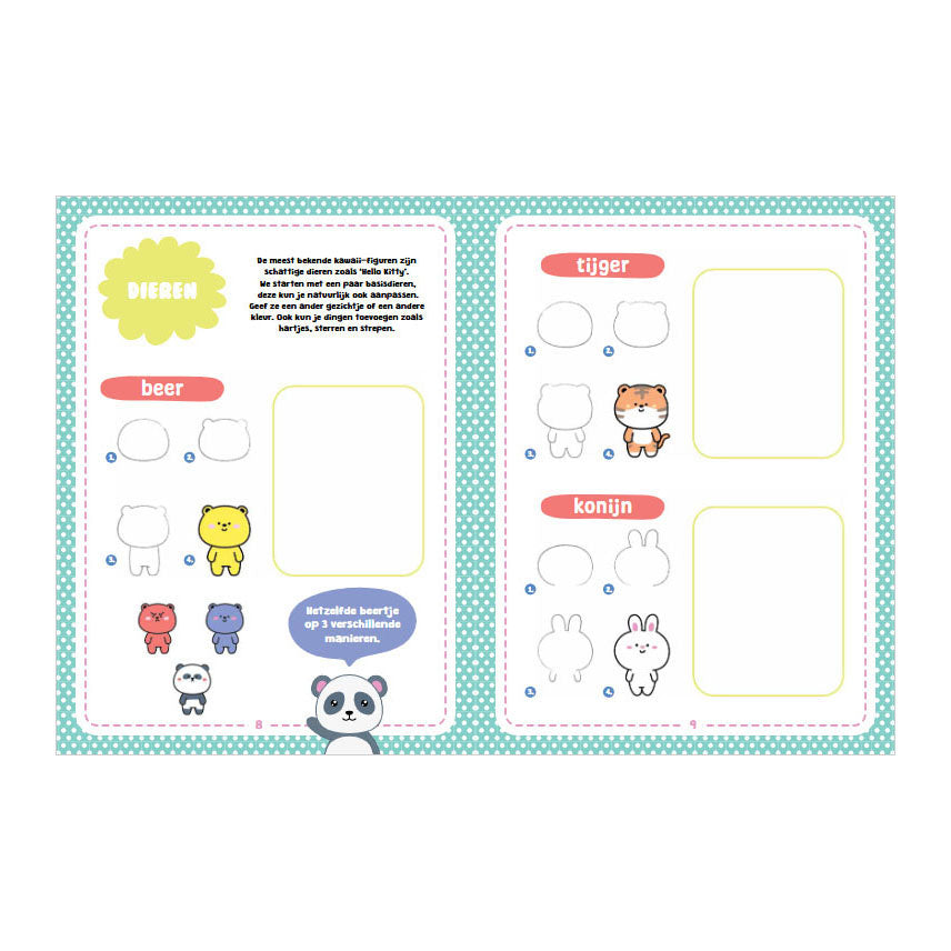 Rebo publishers kawaii tekenen 6+
