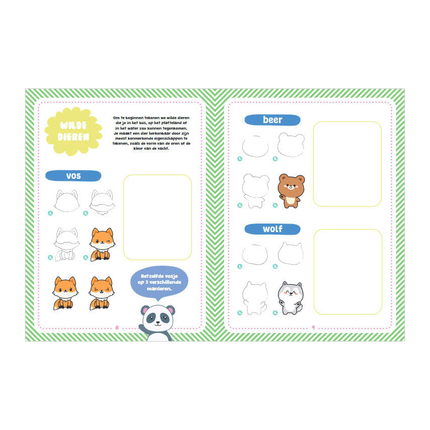 Rebo editores kawaii dibujo - animales