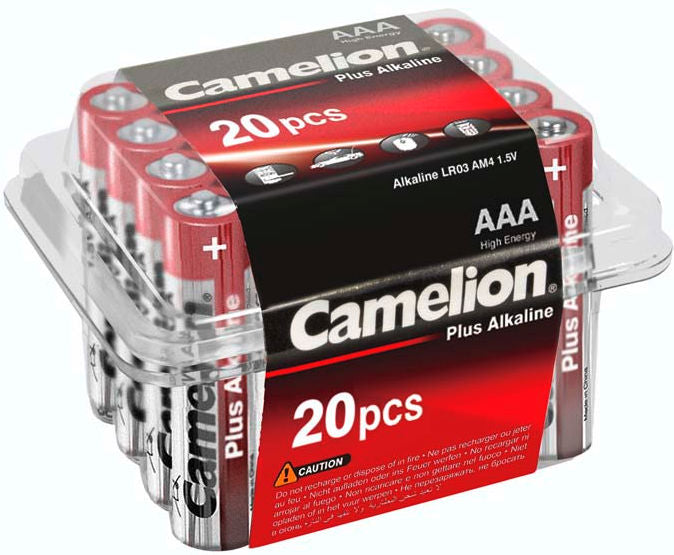 Batteria Vendite Europe Plus Alkaline AAA LR03 Box batteria 24 pezzi