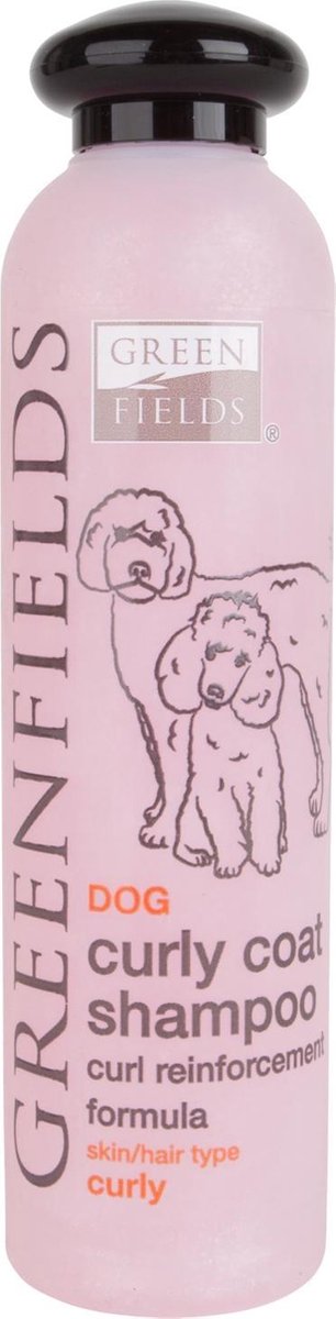 Greenfields - shampoo per cani - 270ml - per pelo riccio - volume extra e buona pettinabilità