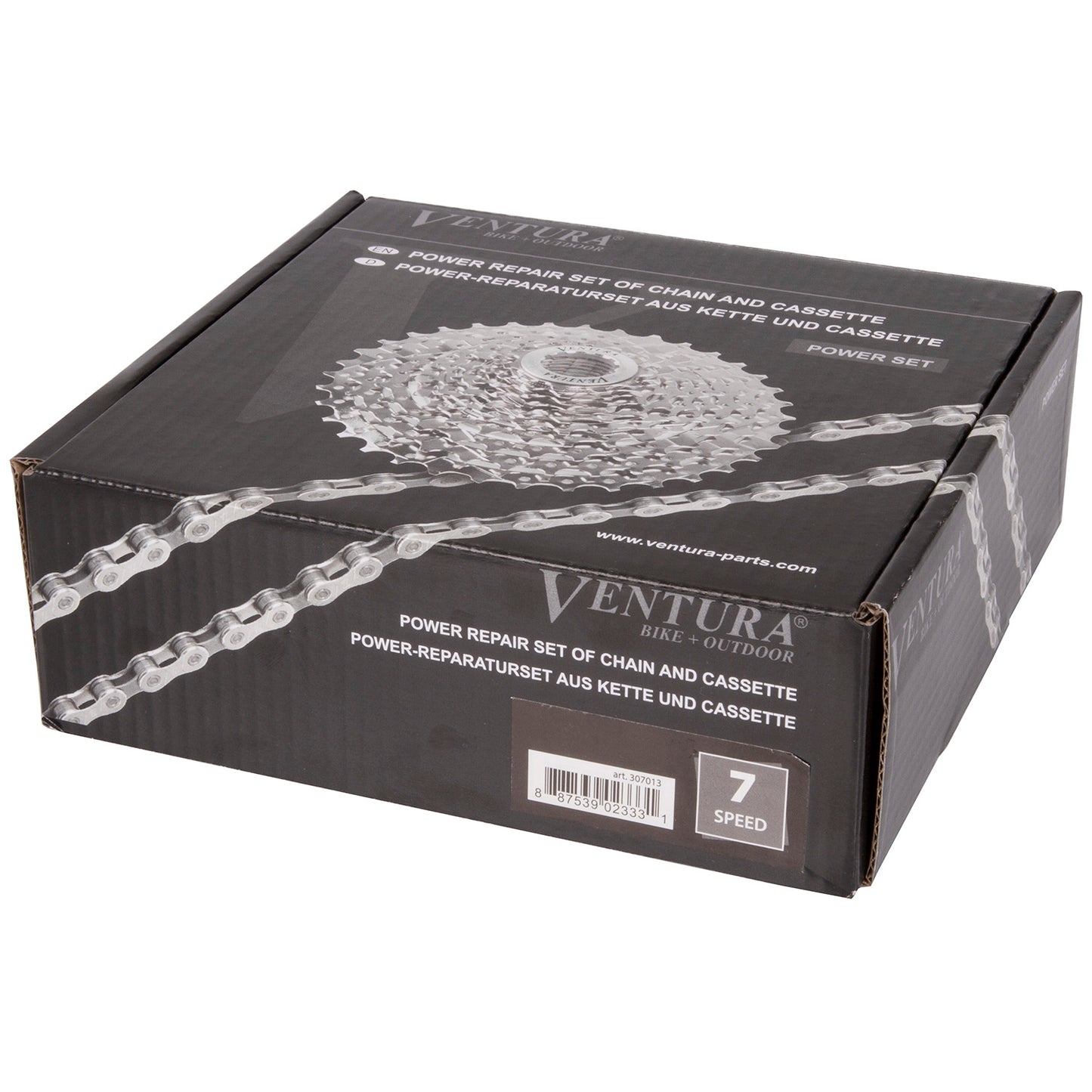 Set Ventura Power 7 velocità con catena e cassetta