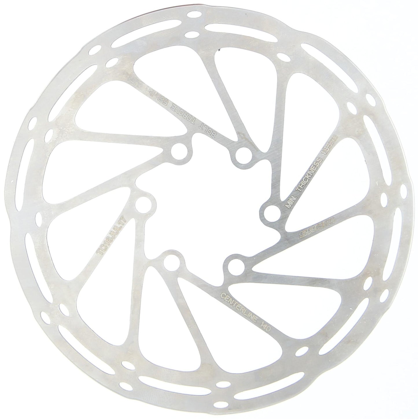 Sram Rotor Ceterline Stain.Steel, arrotondato, 140mm
