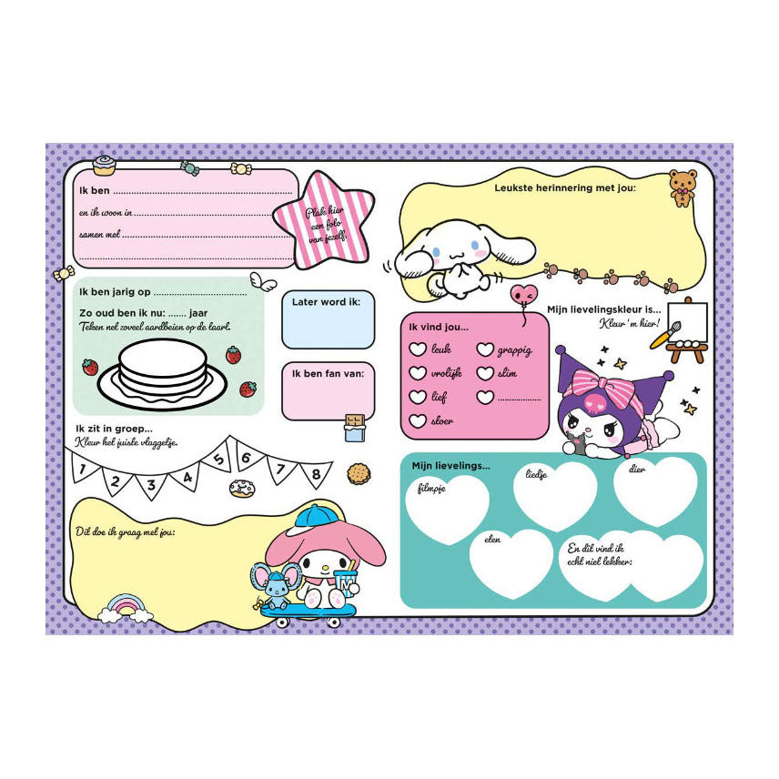 Amici di Hello Kitty Cinnamoroll - Libro degli amici