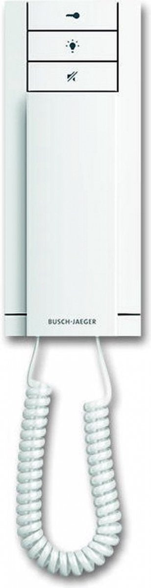 Busch-jaeger binnenpost audio met hoorn, wit (83205 ap-624), 2cka008300a0001