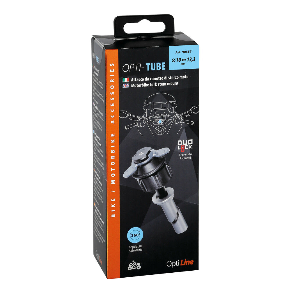 Confirmación del tubo de dirección del tubo de Lampa Opti para motocicletas Ø20.3-24.5 mm