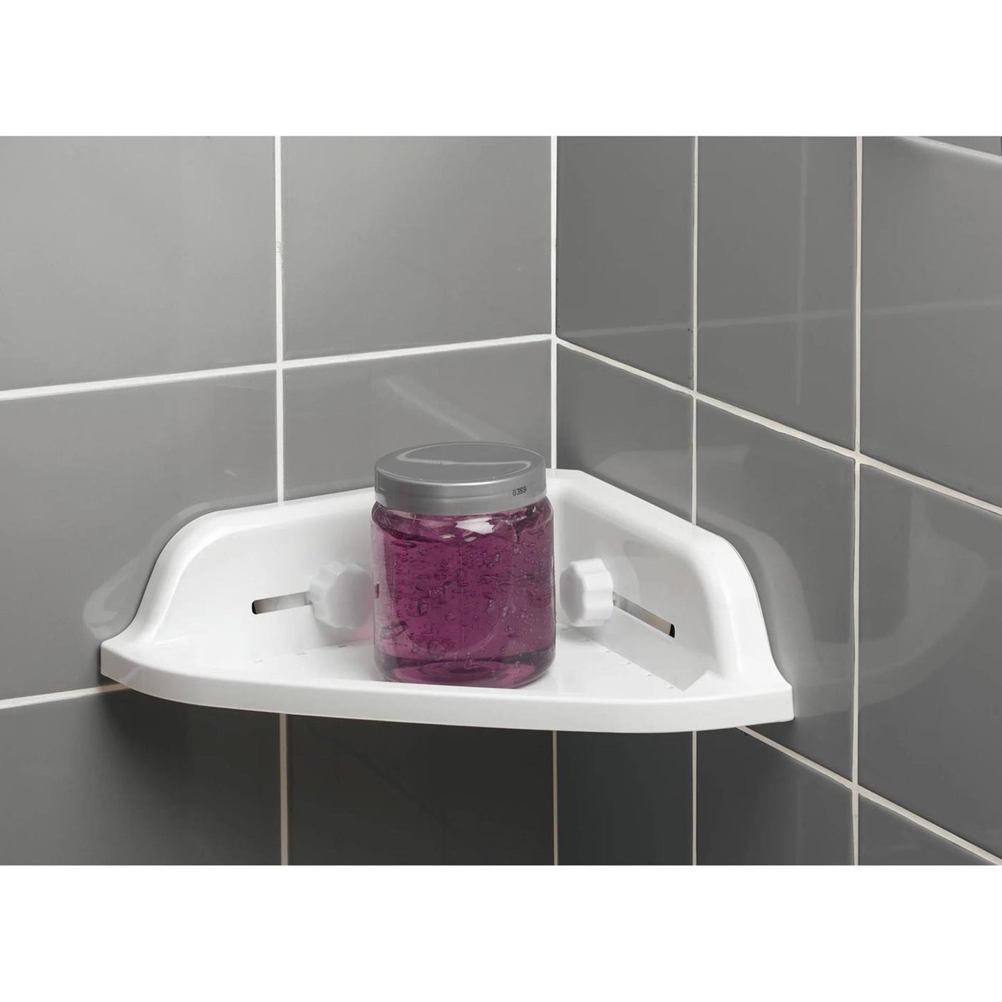 Douceur d'intã©rieur jabonera modelo rinconera plástico blanco