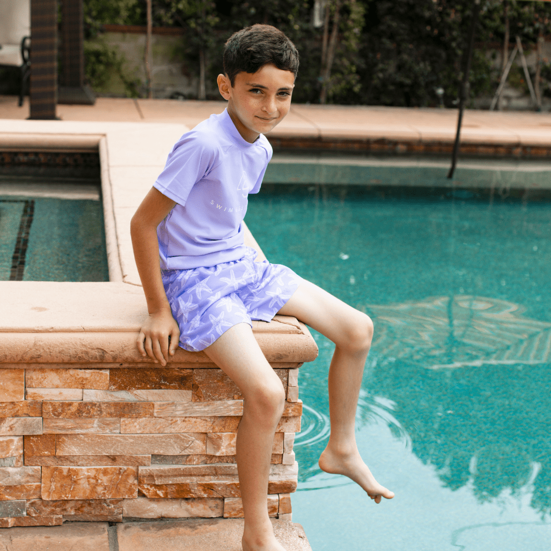SEASTAR | Lila uv nattming trunks chicos