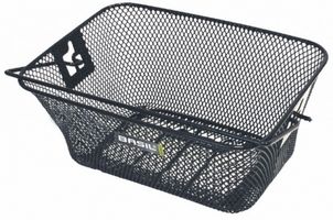 Basil Tigre - Canasta para bicicletas para niños - delantera o en la parte posterior - Negro