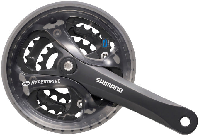 Shimano Cranket Conjunto de 7 8 velocidades ACERA FC-M361 con brazo de manivela de 175 mm 42 x 32 x 22t negro