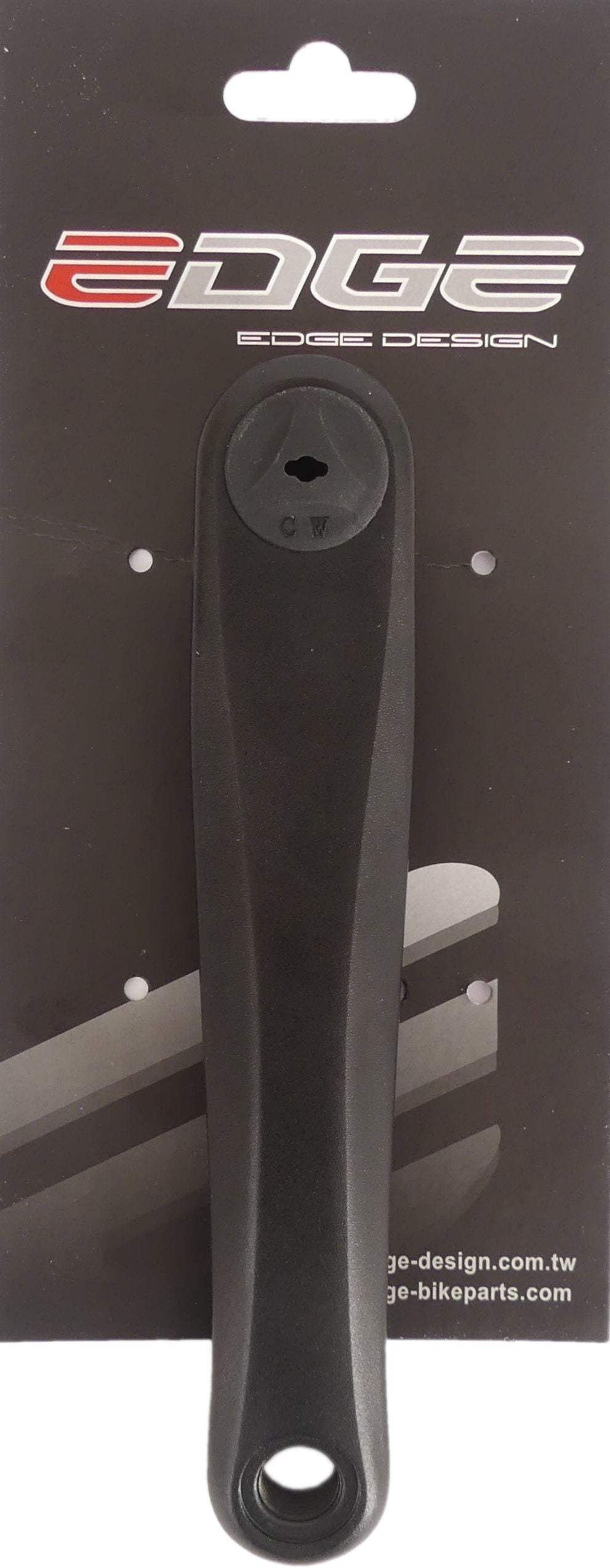 Borde Crankarm a la izquierda ATB 170 mm de aluminio negro