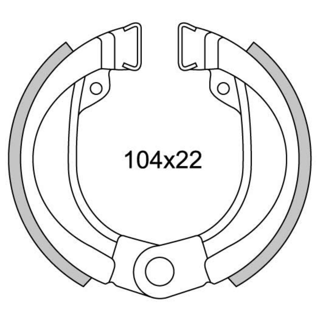 NEWfren Brake Segment Conjunto GF0245 Fox