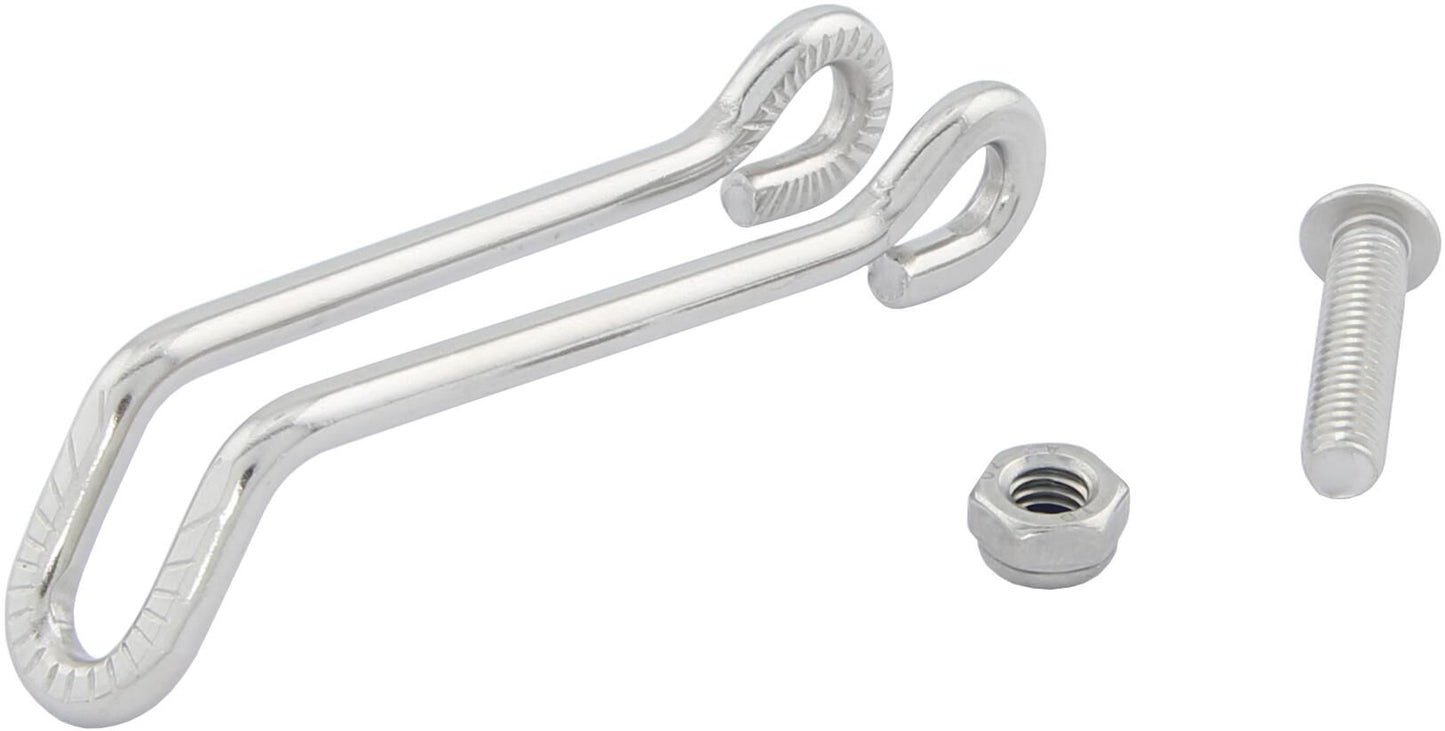 Busch Muller Hook Hook Silver Acero inoxidable 60 18 mm