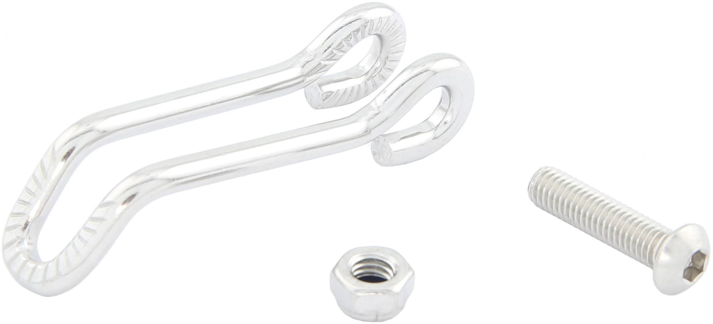 Busch Muller Fippallo Gancio in acciaio inossidabile argento Medium 45 18mm