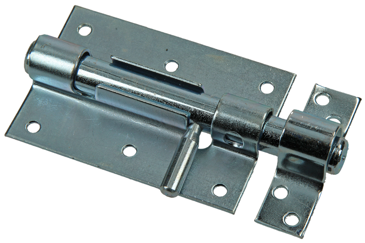 Mack 1069122 - scrocco per lucchetto zincato blu 100 mm | 5 pezzi
