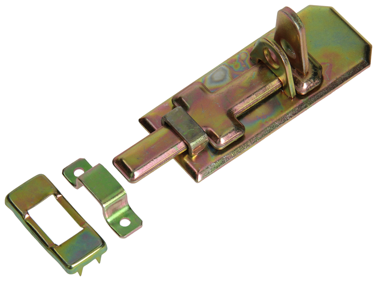 Mack 1069123 - sicurezza sch. lucchetto placcato 100 mm | 5 pezzi