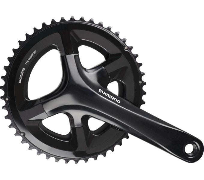 Shimano - Cranket 2 X 11 Speed Road FC -RS510 - 1725 50-34T con asse cavo - nero