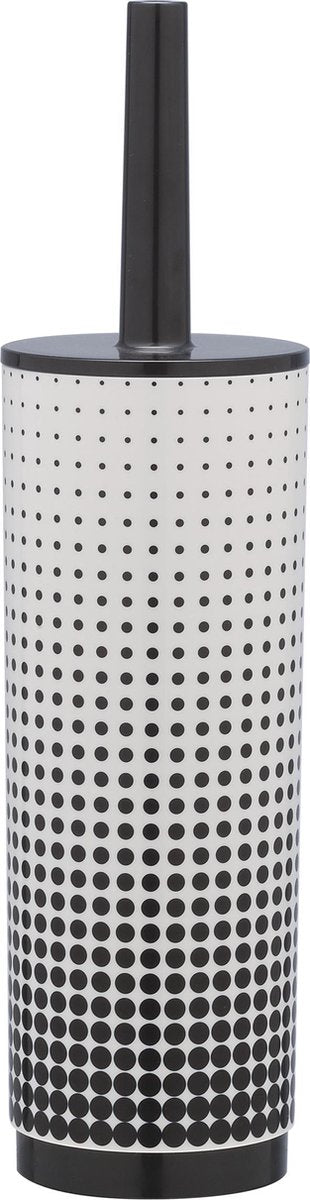 Scopino per WC Sealskin Speckles con supporto da terra - nero