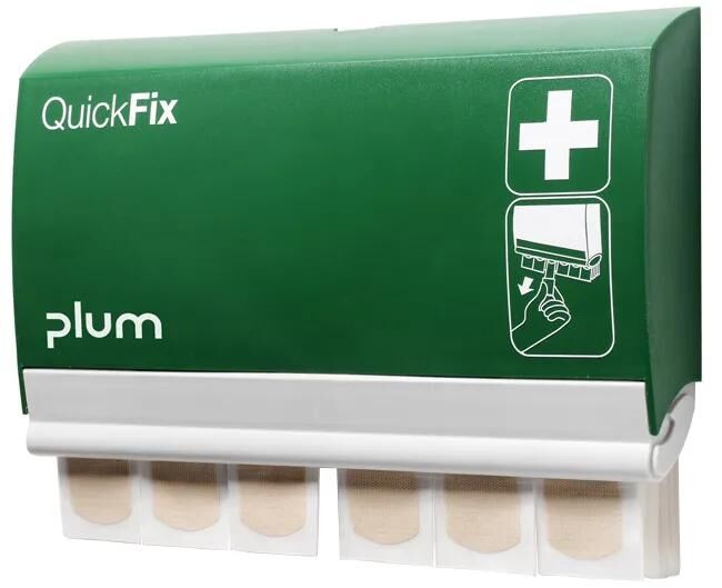 Plum pleisterdispenser quickfix elastic water resitsant plaster dispenser quickfi incl. 2x 45 patches