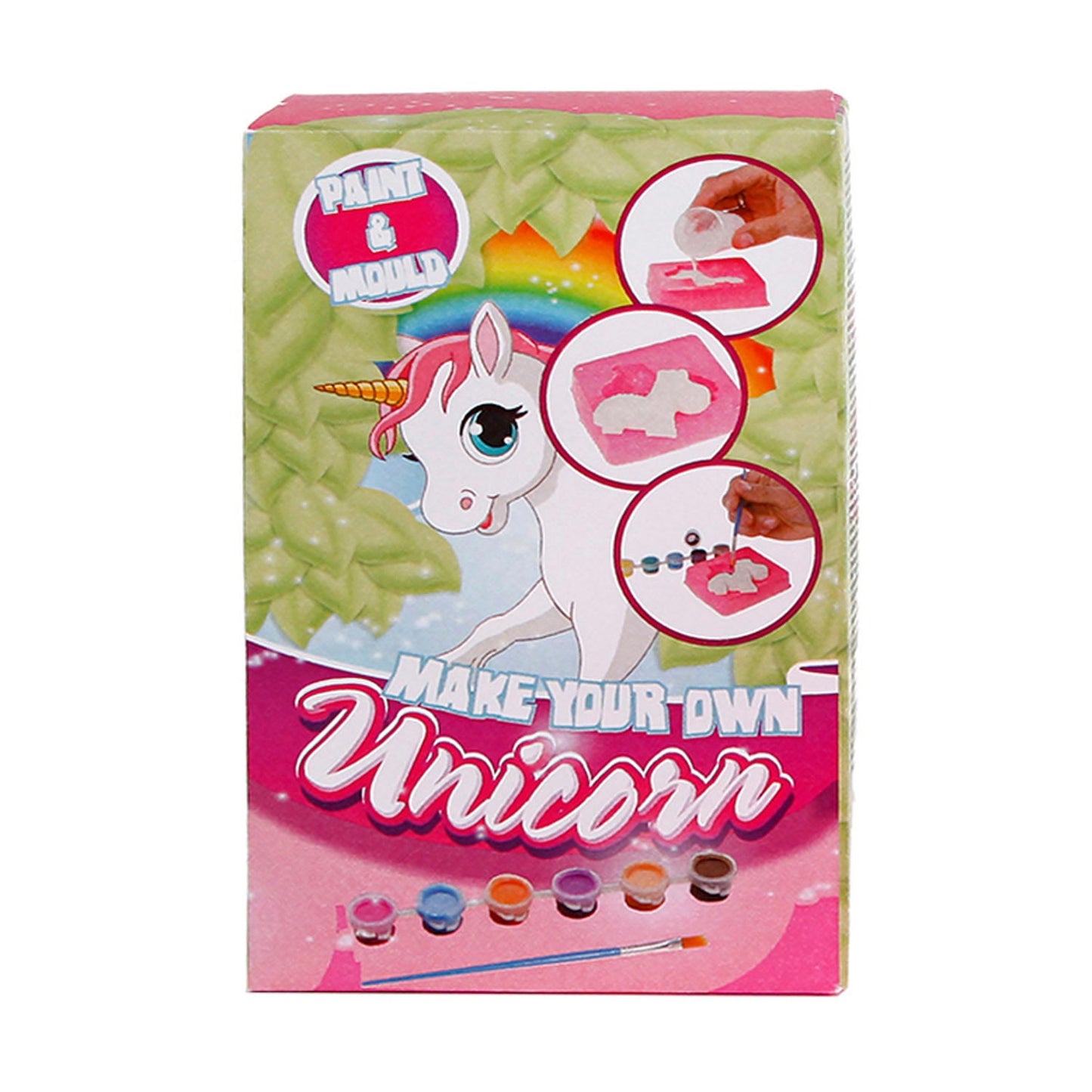 Pinte su propio unicornio de yeso