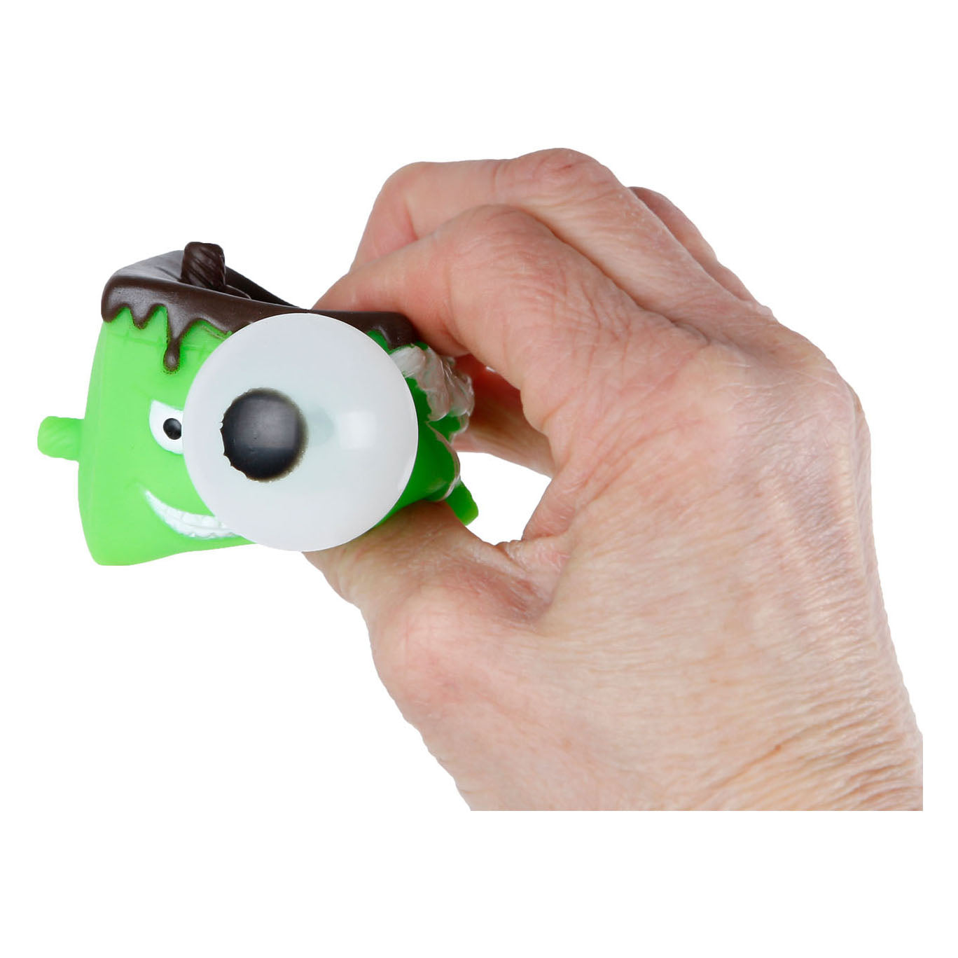 Muestras de bloque brainbooom con ojos abultados, 6 cm