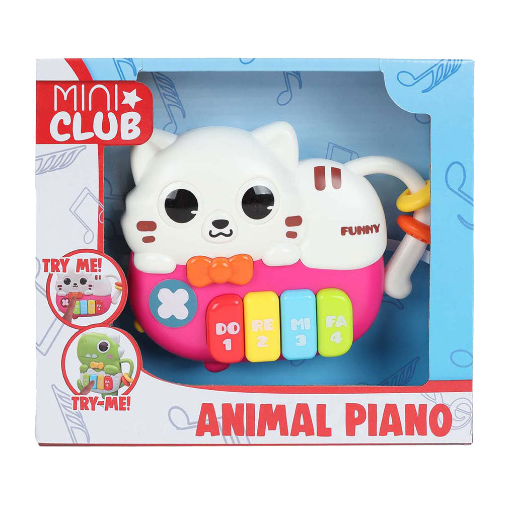 Mini Club Mini Club Dierenpiano Cat con luz y sonido, 15 cm