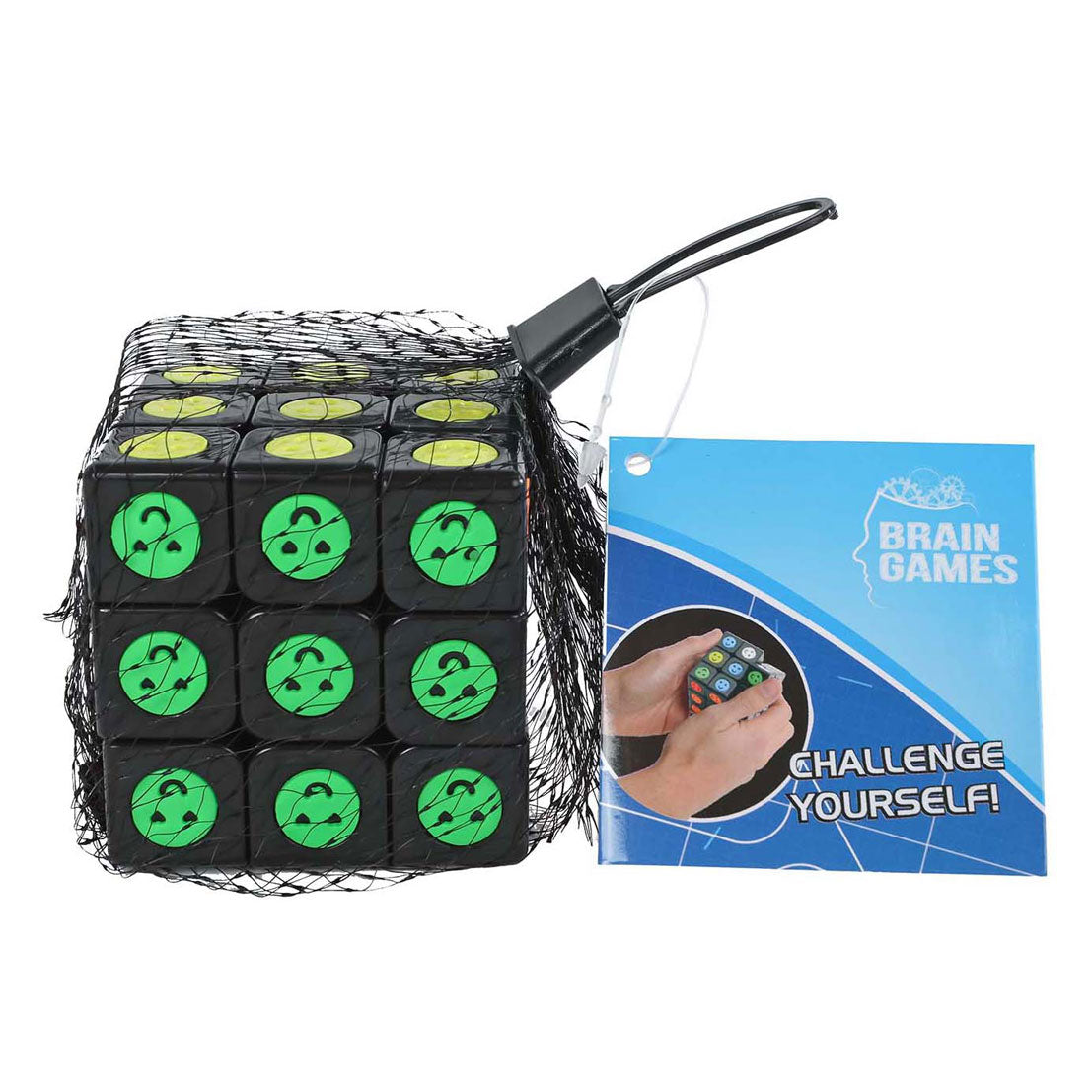 Giochi cerebrali cubo magico sorriso faccia nera
