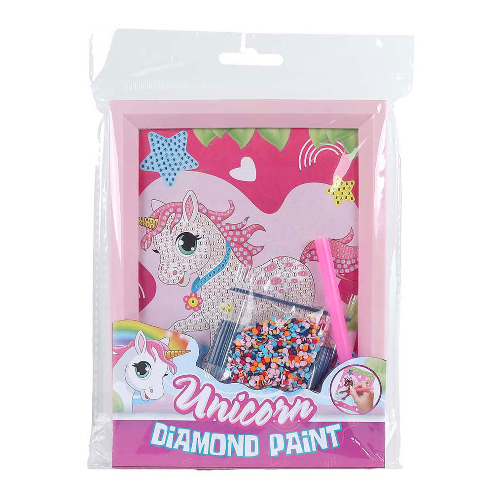 Unicorn Diamond Painting unicorno con cornice fotografica