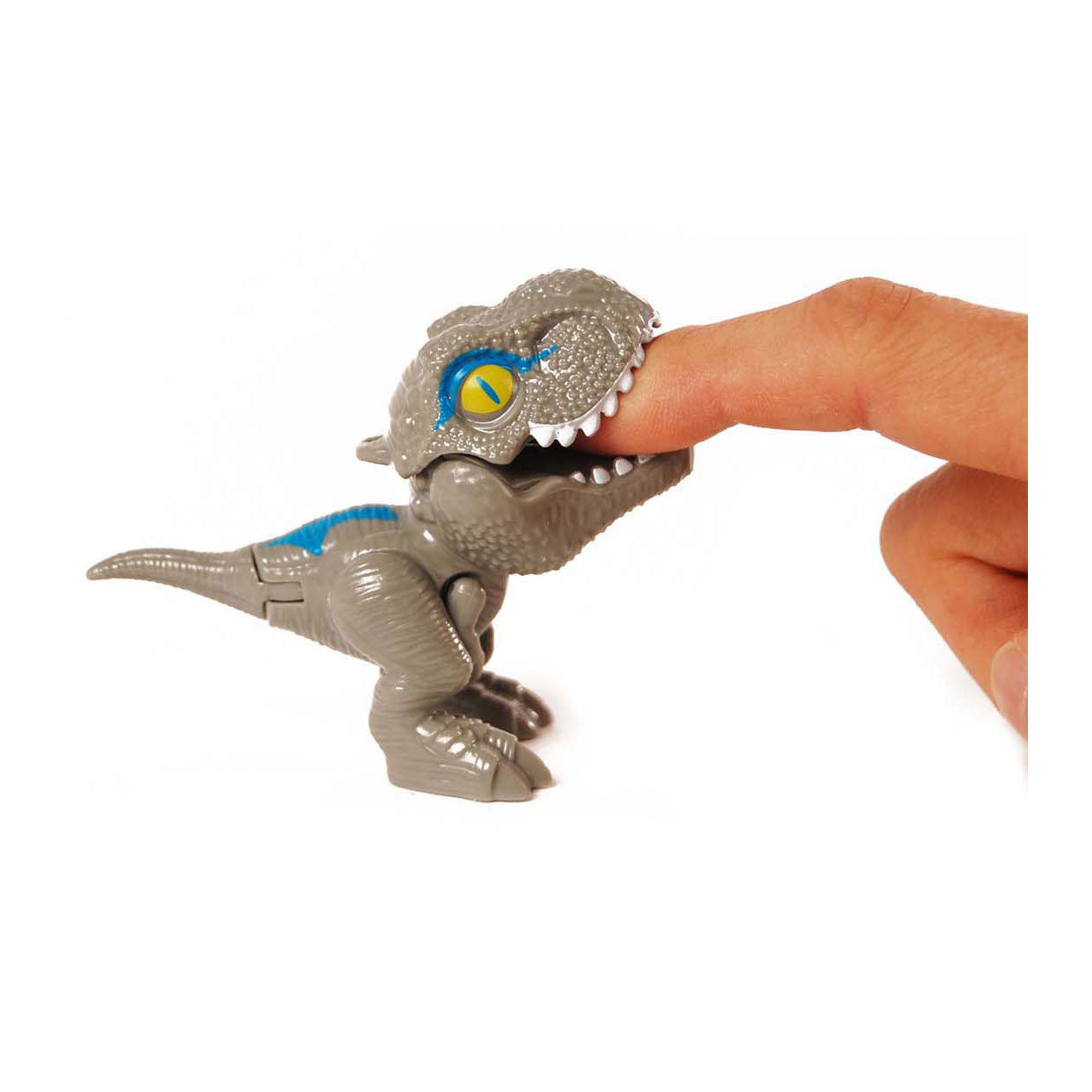 Dinoworld mordiendo el anillo de la llave de dinosaurio, 12 cm