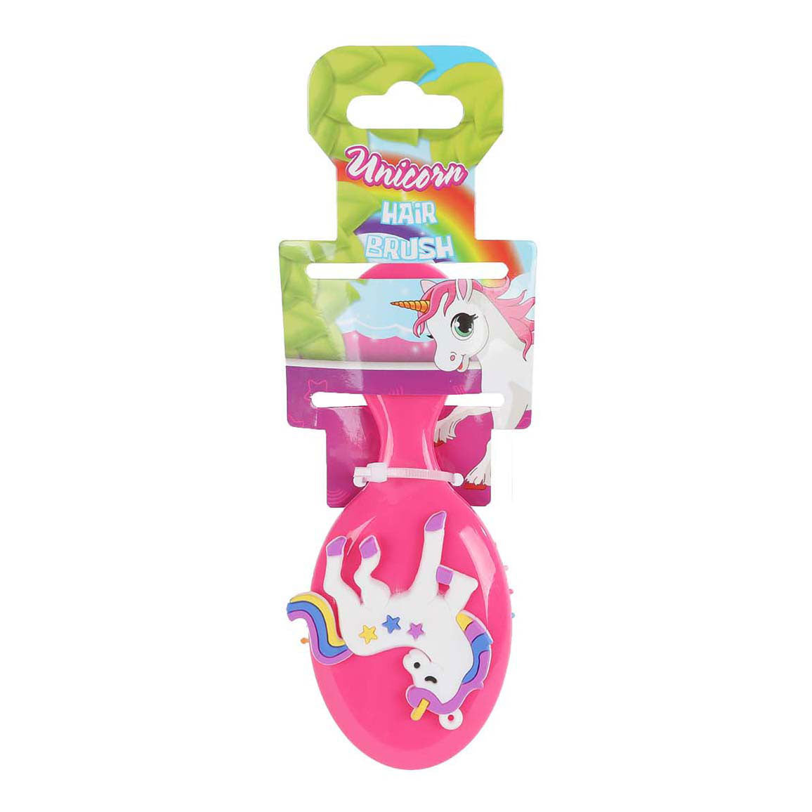 Unicornio de cepillo para el cabello, 12 cm