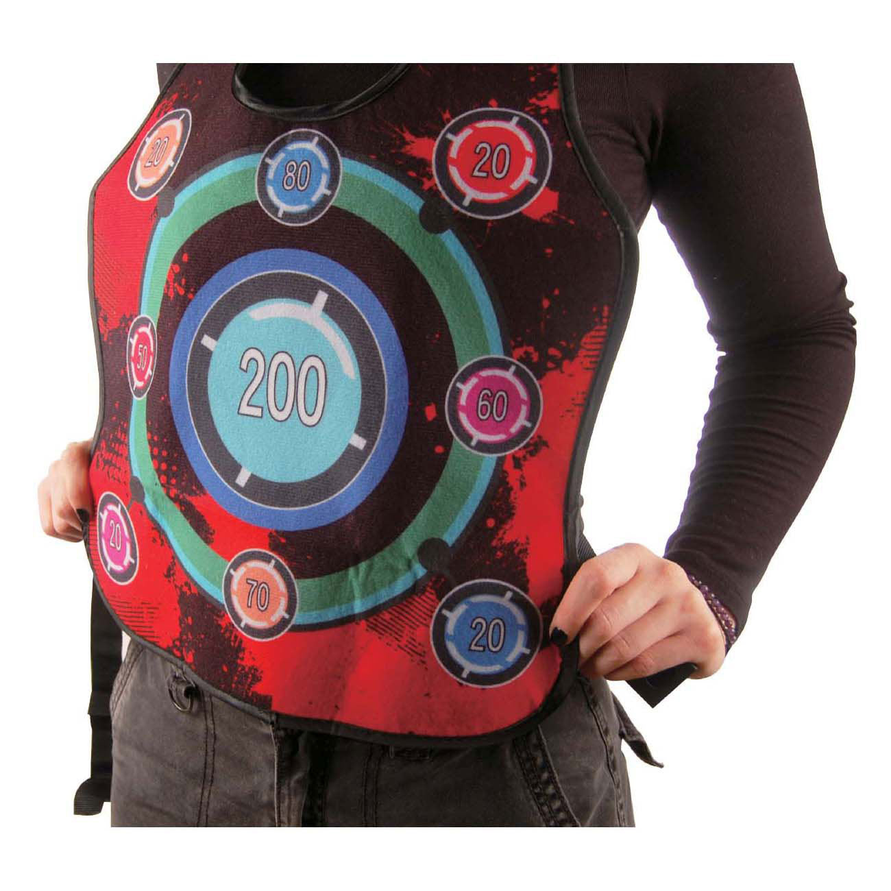 Gametime Velcro Game di lancio con 2 gilet e 6 palle