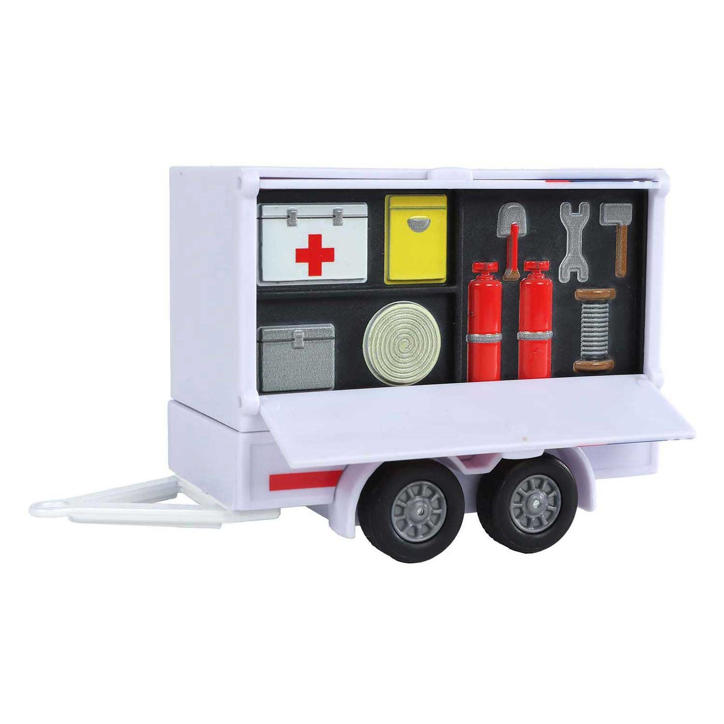 Ambulanza trasportatore VW Globe per bambini con rimorchio