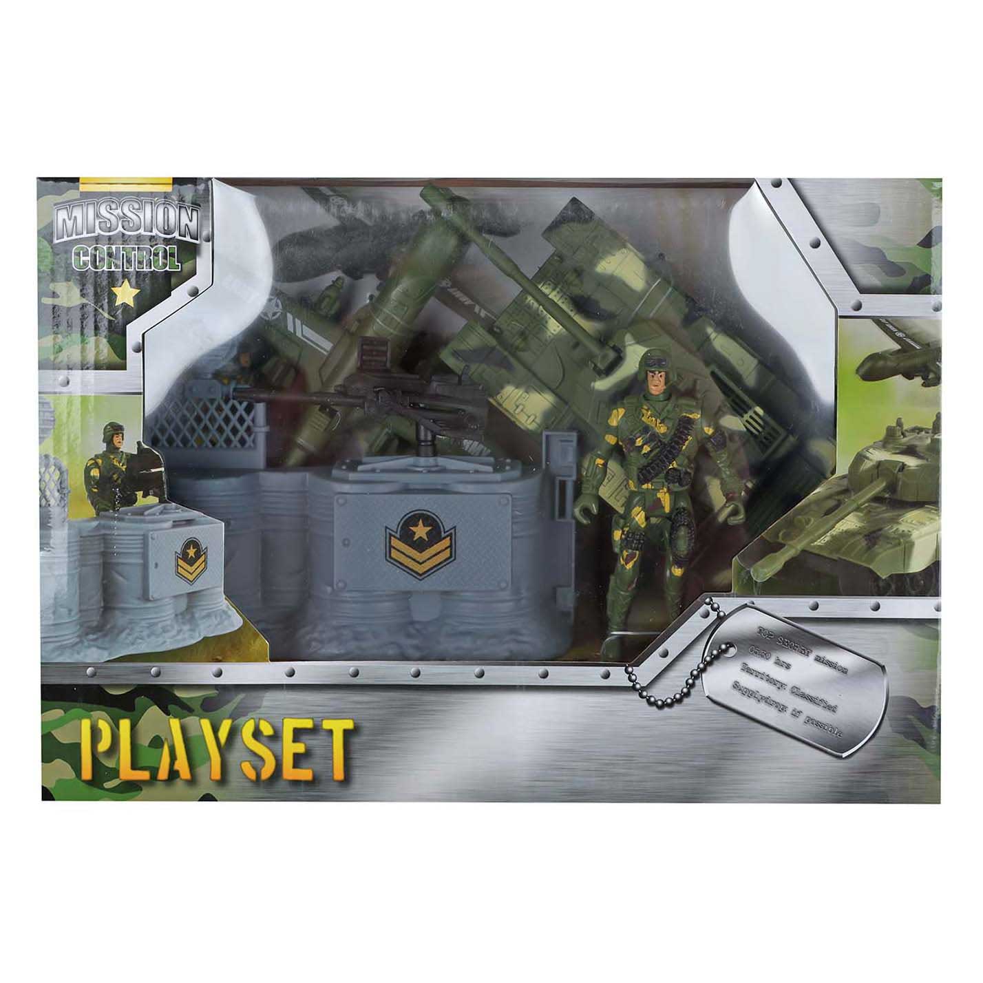Juego de control de misión con tanque de 18,5 cm - 4 piezas.