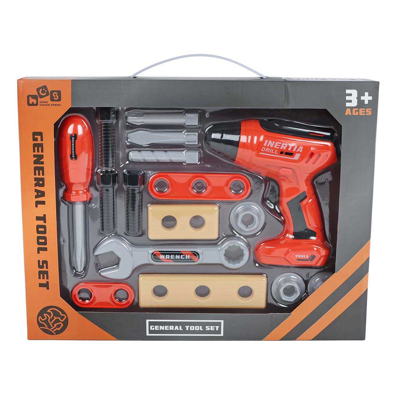 Set di utensili con trapano - 16 pz