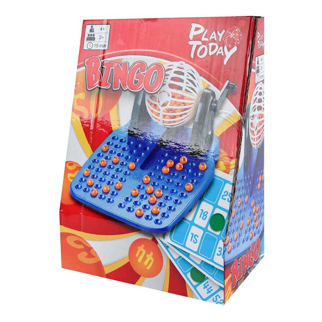 Bobina Bingo con fiches da 90 numeri e 48 carte da gioco