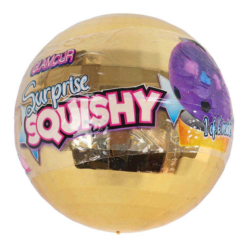 Palla glitterata glamour con squishy a sorpresa
