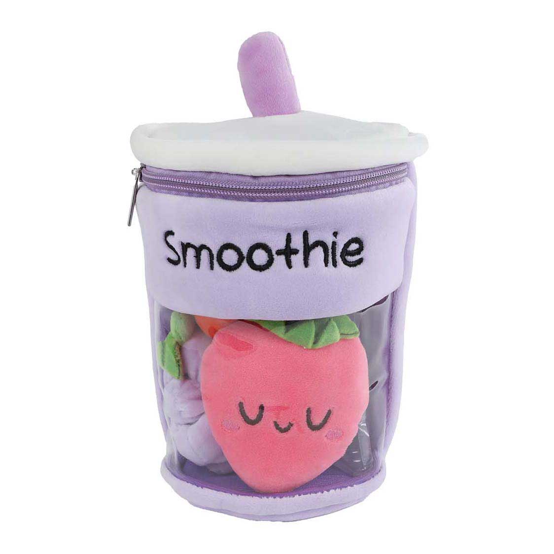 Menu soffice frullato di peluche con frutta - 20 cm