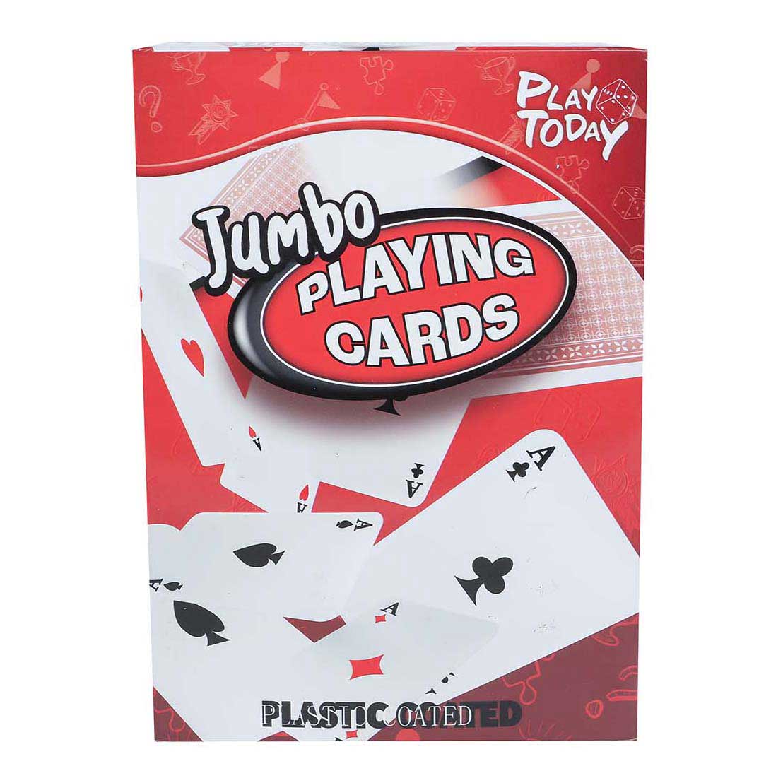 Juega hoy a las cartas jumbo, 17,5 cm.