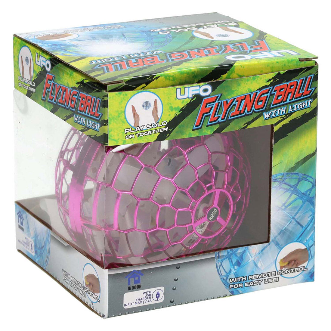 Bola voladora OVNI con luz USB