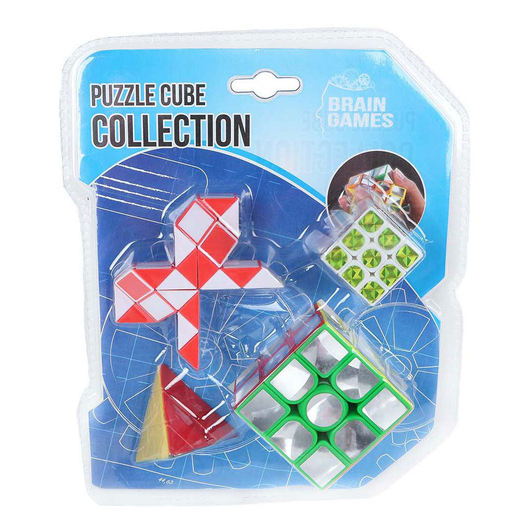 Set di cubi puzzle Brain Games - 4 pezzi.