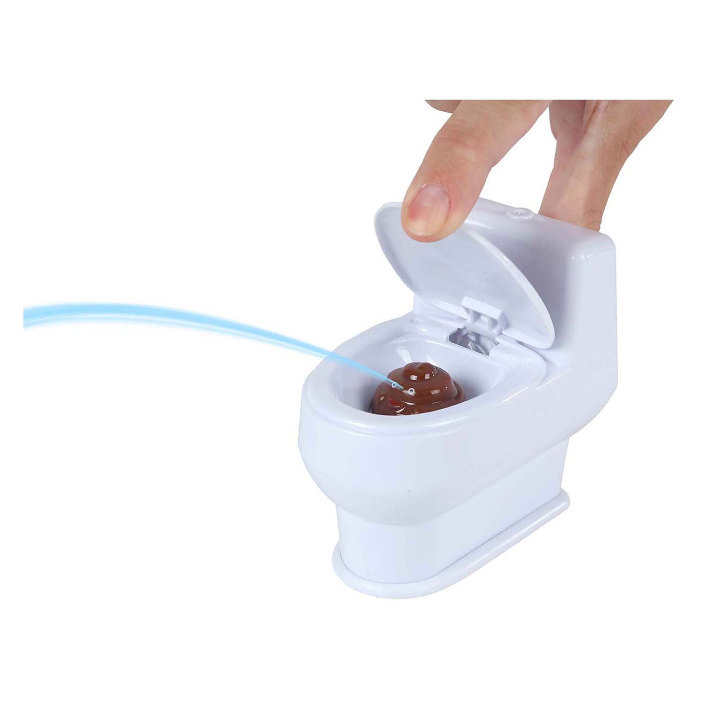 Inodoro de caca con chorro de agua de excremento 10cm