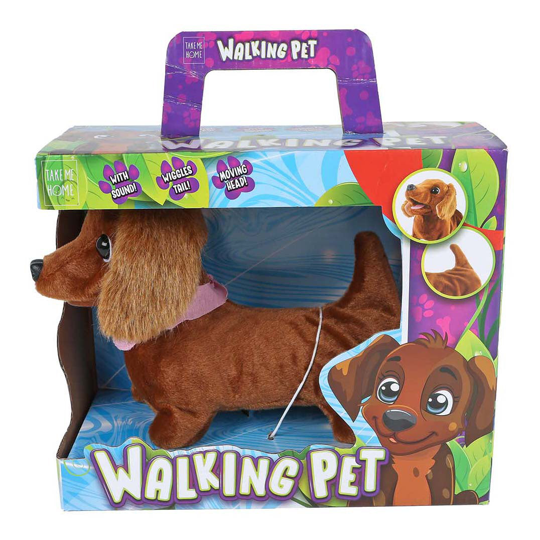 Perro salchicha interactivo Llévame a casa corriendo - 19cm