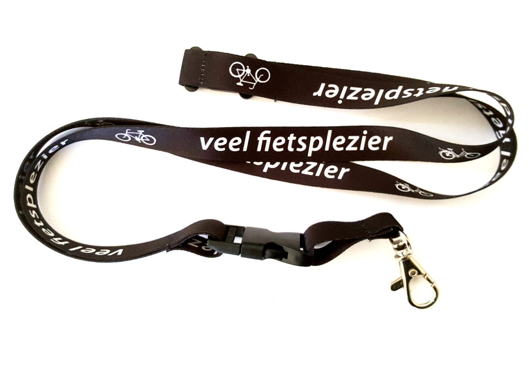 Cord Cord Black con iscrizione molto piacere ciclistico