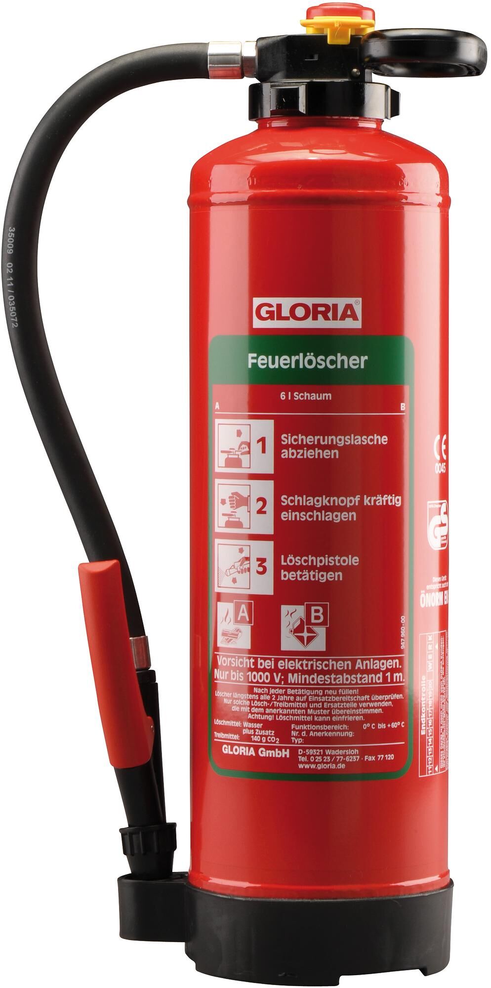 Gloria Fire Extinguisher SK6 Pro