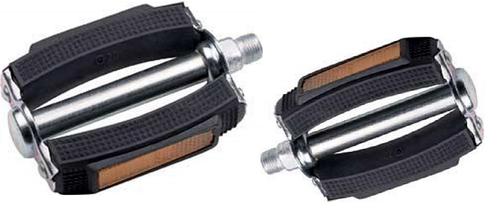 Set di pedale Marwi 677H con riflettori Silver Black (confezionamento di workshop)
